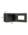 Charcoal Grey Shaker 15x12 Decorative Wall Cabinet