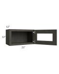 Charcoal Grey Shaker 21x12 Decorative Wall Cabinet