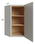 Stone Shaker 24x36 Wall Diagonal Corner Cabinet 