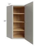 Stone Shaker 24x42 Wall Diagonal Corner Cabinet 