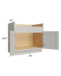 Whitestone Shaker 36" Farm Sink Base Cabinet