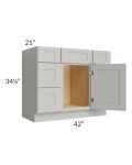 Stone Shaker 42" Vanity Base Cabinet
