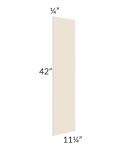 Midtown Cream Shaker 42" Wall Skin (1/4" Thick)