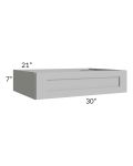 Dove Grey Shaker 30x21 Desk Drawer