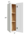Brilliant White Shaker 09x36 Wall Cabinet