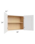 Brilliant White Shaker 30x24 Wall Cabinet 