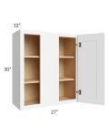 Brilliant White Shaker 27x30 Wall Blind Cabinet