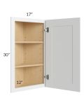 Lakewood White 12x30 Angle Wall Cabinet