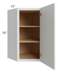 Lakewood White 24x36 Wall Diagonal Corner Cabinet 