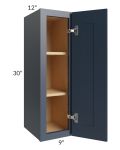 Midtown Blue Shaker 9x30 Wall Cabinet