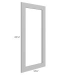 Dove Grey Shaker 18x42 Glass Door Only with Glass Included