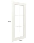 Providence Cream 18x42 Mullion Glass Door Only with Glass Included