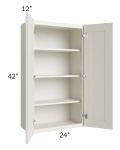 Providence Cream 24x42 Wall Cabinet