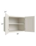 Providence Cream 30x24x24 Wall Cabinet