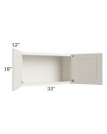 Providence Cream 33x18 Wall Cabinet