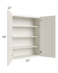 Providence Cream 33x42 Wall Cabinet