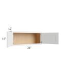 Gramercy White 36x15 Wall Cabinet