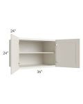 Providence Cream 36x24x24 Wall Cabinet