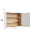 Gramercy White 36x30 Wall Cabinet