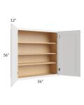 Gramercy White 36x36 Wall Cabinet
