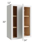 Gramercy White 24x30 Blind Corner Wall Cabinet