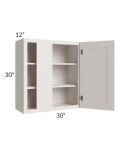 Belfast White 30x30 Blind Corner Wall Cabinet
