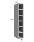 Dove Grey Shaker Wall Cube Cabinet