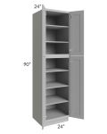 Dove Grey Shaker 24x90 Wall Pantryntry