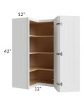 24x42 Square Corner Wall Cabinet