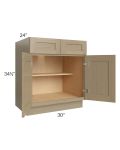 Royal Natural Shaker 30" Base Cabinet