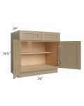 Royal Natural Shaker 36" Base Cabinet