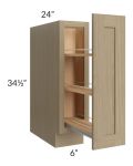Royal Natural Shaker 6" Spice Pullout Base Cabinet