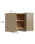 Royal Natural Shaker 36" Lazy Susan Base Cabinet