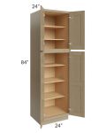 Royal Natural Shaker 24x84 Pantry Cabinet