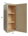 Royal Natural Shaker 12x30 Wall Cabinet