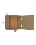 Royal Natural Shaker 18x18 Wall Cabinet