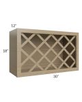 Royal Natural Shaker 30x18 Wine Rack Cabinet