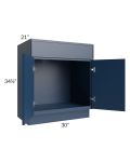 Portland Navy Blue 30" Bathroom Vanity