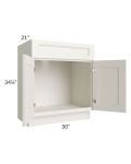 Providence Cream Glaze 30" Bathroom Vanity