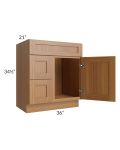 Artisan Walnut Shaker 30" Bathroom Vanity 2
