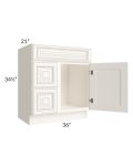 Signature Vanilla Glaze 30" Bathroom Vanity