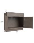 Natural Grey Shaker 36" Bathroom Vanity 