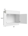 Portland White 36" Bathroom Vanity 