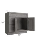 Providence Slate Grey 36" Bathroom Vanity