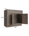 Providence Natural Grey 36" Bathroom Vanity