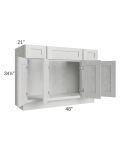 Heather Grey Shaker 48" Bathroom Vanity
