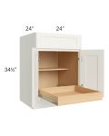 Linen Shaker 24" Base Cabinet with 1 Rollout Tray