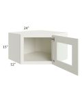 Linen Shaker 24x15 Decorative Wall Diagonal Corner Cabinet
