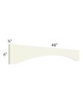 Linen Shaker 48" Shaker Arch Valance