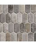 Savoy Picket Pattern 8mm Mosaic Tile